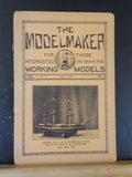 Modelmaker Magazine 1928 July ELectric switching locomotive USS Constellation