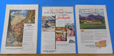 Ads Union Pacific Railroad Lot #1 Advertisements from various magazines (10)