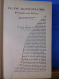 Inland Transportation, Principles and Policies by Miller 1933