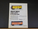 Prototype Modeler 1978 April Santa FE GP20 RI Cabooses SP paint schemes