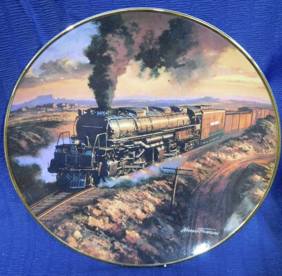 Plate Union Pacific by Nicolas Trudgian Royal Doulton The Franklin Mint p0049