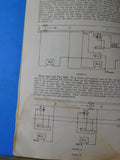 Walthers A Booklet on Signalling for model railroaders 1940 Signal Switch Block