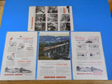 Ads Western Pacific RR California Zephyr #11 Advertisements from various magazin