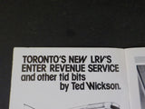 Canadian Rail #337 February 1980 Toronto’s New LRV’s Enter Revenue Service and o