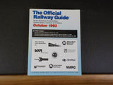 Official Railway Guide 1993 October North American Travel Edition