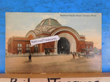 Postcard Northern Pacific Depot Tacoma WA Postmark 1913