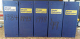 Model Railroader magazine binders lot of 7  Handwritten years Large 4.25 inches