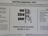 Carousel Vol 33 #4 April 1999 Sun Fun at the Florida State Fair