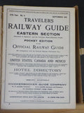 Traveler’s Railway Guide Eastern Section 1912 September