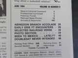 Trains Magazine 1984 June Abingdon Bracnh 1900-1977 Early Erie FT Encounters