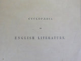 Cyclopedia of English Literature Vol II Hard Cover      Front Cover NOT Attached