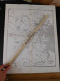 Map Boston Elevated Railway Co. 1910  Approx 20.5 X 16 inches