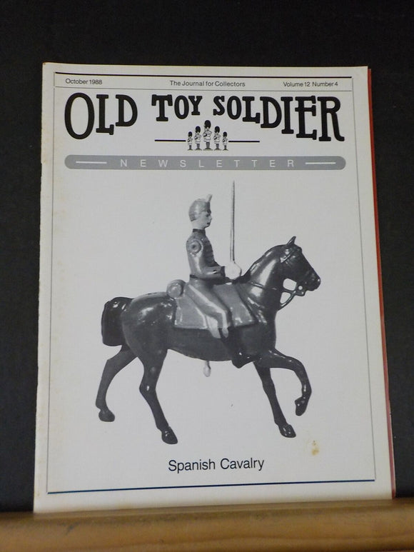 Old Toy Soldier Newsletter Vol 12 #4 1988 October Spanish Cavalry