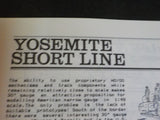 Narrow Lines Journal #43 1987 February Yosemite Short Line