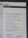 Railway Age 1966 August 8 /15 Weekly PRR lays corridor groundwork Snowstorms