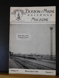 Boston & Maine Railroad Employee Magazine 1955 March April New commuter service