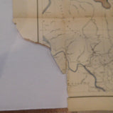 Map Soil Map of West Virginia 1923  Folded Notice damage