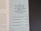 Bangor & Aroostook Corporation Annual Report 1962 BAR Bartlett Snow Pacific Sea-