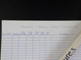 Fitchburg Boston & Maine Renumbering Blanks B&M Approx 71 sheets