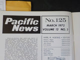 Pacific News #125 March 1972 Pacific Rail News Expee's first streamline coach GM