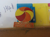 Jaycees California beach ball Red, Orange & Yellow Beach Ball On Orange Base