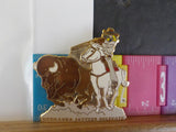 Jaycees Nebraska Buffalo Bill Riding White Horse Shooting Buffalo  Delegate PIN