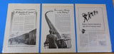 Ads Association of American Railroads Lot #1 Advertisements from magazines (10)