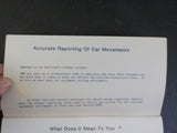 Conductor’s instructions for Preparing CSX Transportation 1986 October