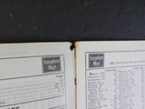 Burlington Route System Public Timetable 1953 February-April