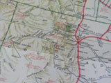 Map Burlington Northern 1984 May United States Map Folded