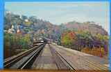 Postcard Telephoto from center of Baltimore and Ohio Railroad Bridge