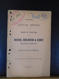 Chicago Burlington & Quincy Railroad Company Annual Report 1904 June 30