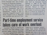 CP Rail News 1974 June 26  Employee Newspaper Display train heads west
