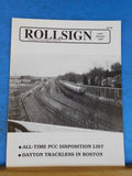 Rollsign Magazine of New England Transit News 1997 July August All time PCC Disp