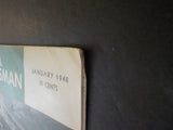 Model Craftsman RMC 1948 January O Gauge caboose False fronts