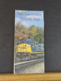 Map CSX Transportation System Map 1999    Damage