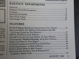 Rail Pace News Magazine 1989 August Railpace Armstrong summer B&ML NYS&W