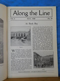 Along the Line 1928 May New York New Haven & Hartford Employee Magazine