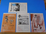 Ads Santa Fe Railway Lot #13 Advertisements from various magazines (10)