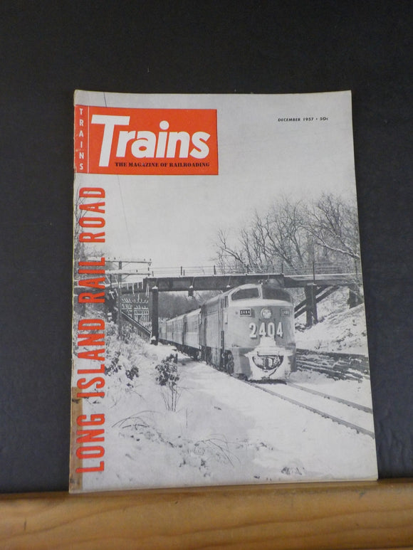 Trains Magazine 1957 December Long Island Rail Road