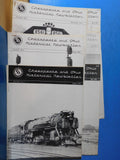 Chesapeake and Ohio Historical Newsletter Lot 1984 6 Copies Jan -June