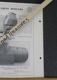 Portland Co Builders of Marine Boilers Bulletin No. 8 4 pages