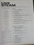 Live Steam Magazine 1997 November December First Steam engine Chair car Crossing