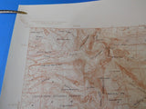 Map Colorado Leadville #4 Quadrangle 1934? Topographical Map 20x16