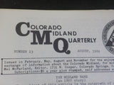 Colorado Midland Quarterly #23 1986 August The Midland Band 1897 story