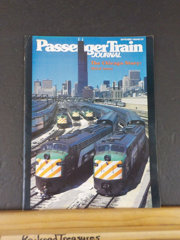 Passenger Train Journal #96 1985 September PTJ The Chicago Story third issue