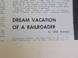 Wheel Clicks 1976 November Pacific Railroad Society Dream Vacation of a Railroad