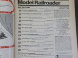 Model Railroader Magazine 1988 January Carbondale Central beginners project rail
