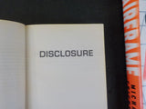 Michael Chrichton Disclosure Airframe Lot of two novels