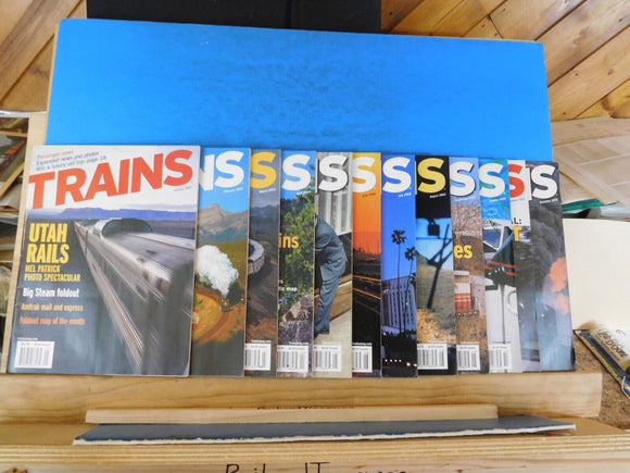 Trains Magazine Complete Year 2002 12 issues